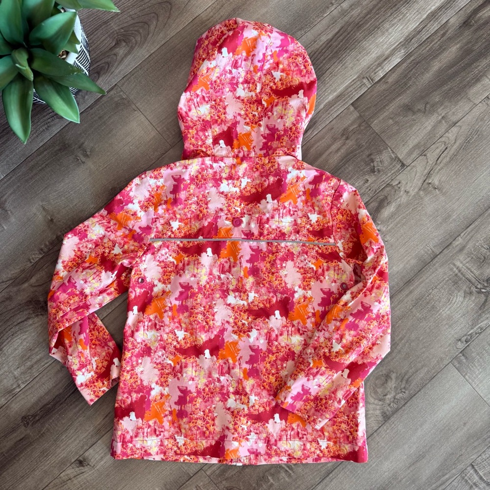 Hunter for Target Youth Pink floral lightweight jacket size XS - Picture 6 of 7